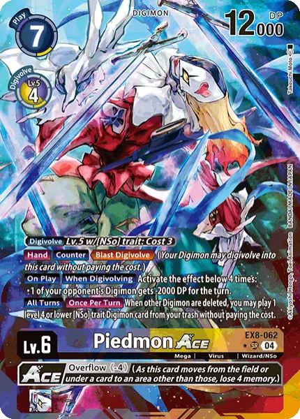 Digimon TCG Card 'EX8-062_P1' 'Piedmon'