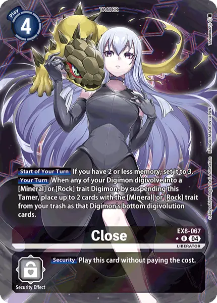 Digimon TCG Card 'EX8-067_P1' 'Close'