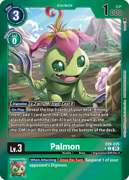 Digimon TCG Card 'EX9-035_P1' 'Palmon'