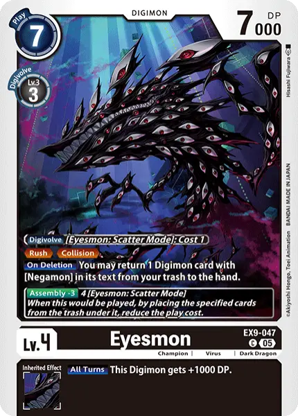 Digimon TCG Card 'EX9-047' 'Eyesmon'