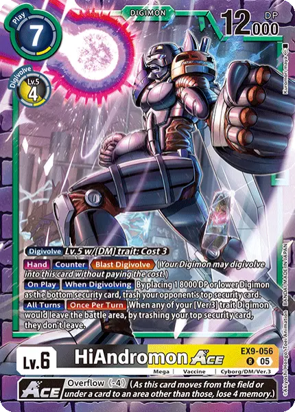 Digimon TCG Card 'EX9-056' 'HiAndromon'