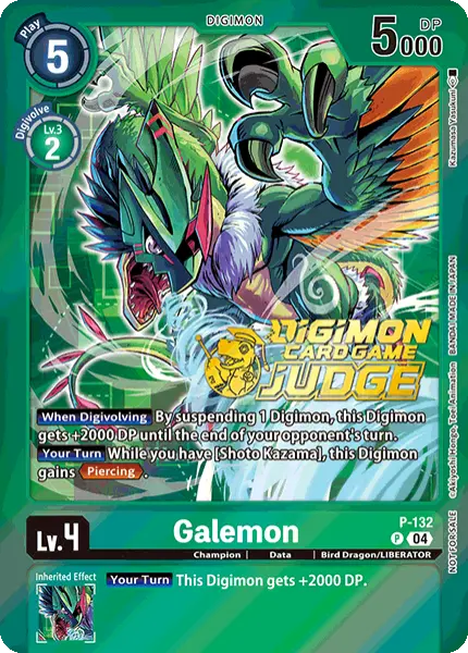 Digimon TCG Card P-132_P4 Galemon