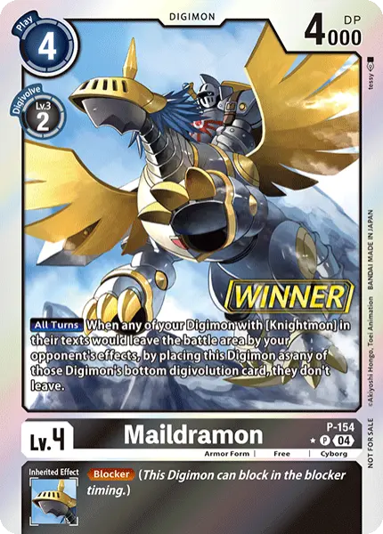 Digimon TCG Card 'P-154_P1' 'Maildramon'