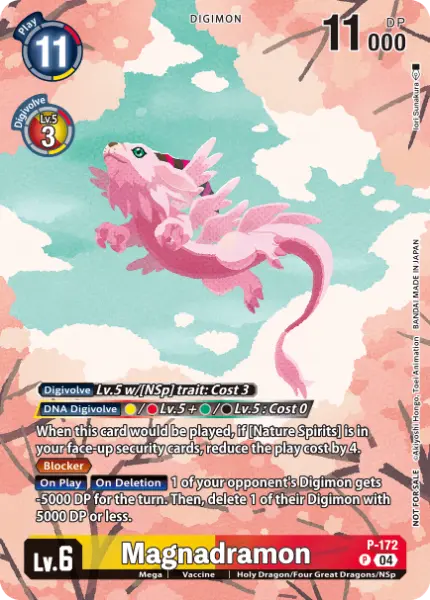 Digimon TCG Card 'P-172' 'Magnadramon'
