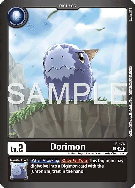Digimon TCG Card 'P-176_P3' 'Dorimon'