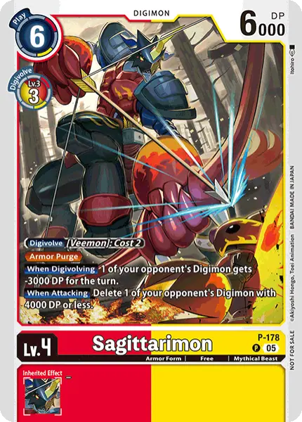 Digimon TCG Card 'P-178' 'Sagittarimon'