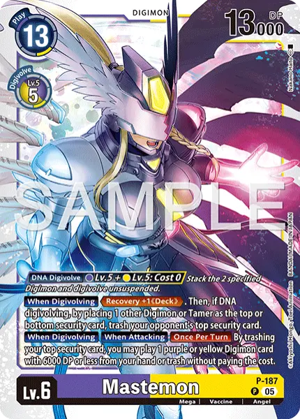 Digimon TCG Card 'P-187_P1' 'Mastemon'