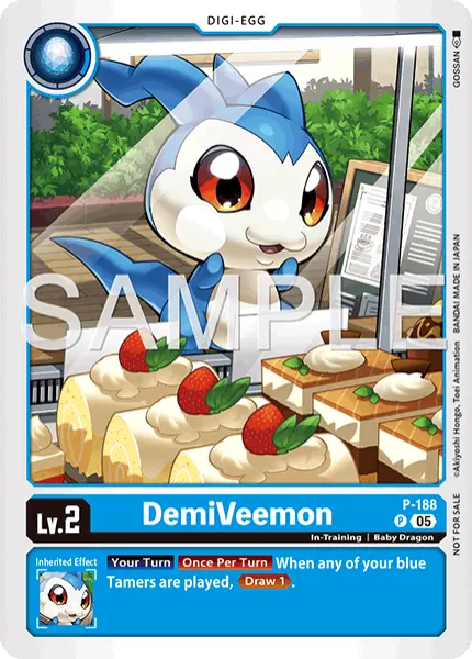 Digimon TCG Card 'P-188' 'DemiVeemon'