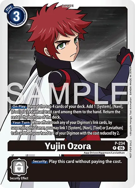 Digimon TCG Card 'P-234' 'Yujin Ozora'