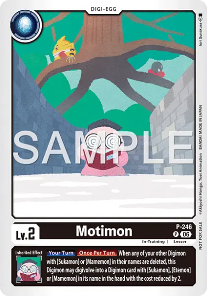Digimon TCG Card 'P-246' 'Motimon'