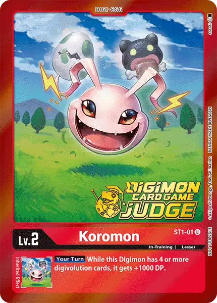 Digimon TCG Card 'ST1-001_P1' 'Koromon'