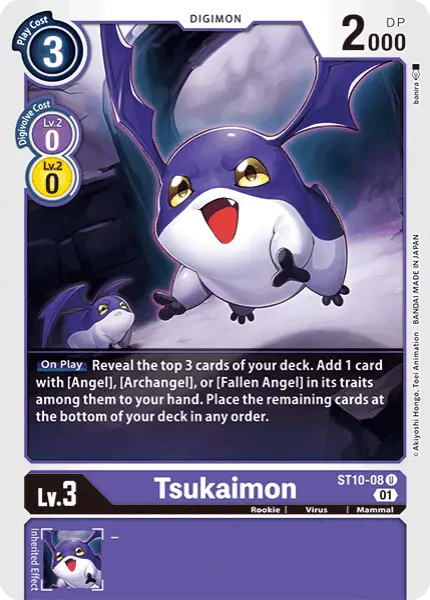 Digimon TCG Card 'ST10-008' 'Tsukaimon'