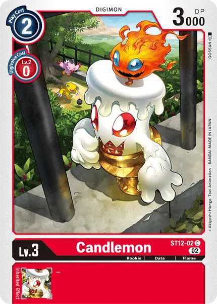 Digimon TCG Card 'ST12-002' 'Candlemon'