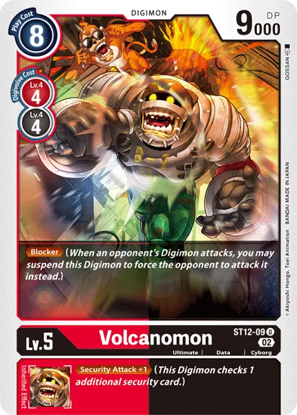 Digimon TCG Card 'ST12-009' 'Volcanomon'