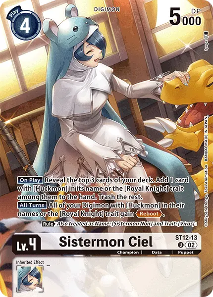 Digimon TCG Card 'ST12-013_P2' 'Sistermon Ciel'