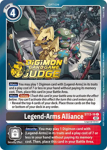 Digimon TCG Card ST13-16_P1 Legend-Arms Alliance