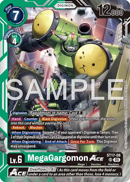 Digimon TCG Card 'ST17-008_P5' 'MegaGargomon'