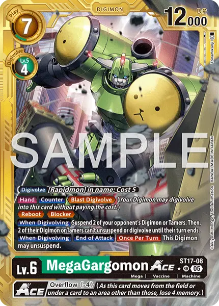 Digimon TCG Card 'ST17-008_P6' 'MegaGargomon'