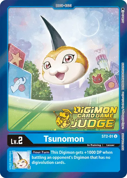 Digimon TCG Card 'ST2-001_P1' 'Tsunomon'
