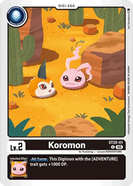Digimon TCG Card 'ST20-001' 'Koromon'