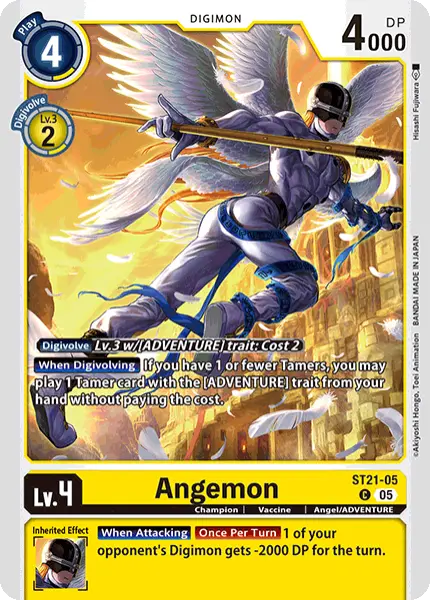 Digimon TCG Card 'ST21-005' 'Angemon'