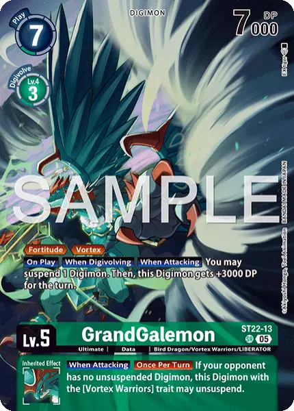 Digimon TCG Card 'ST22-013' 'GrandGalemon'