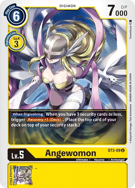 Digimon TCG Card 'ST3-009' 'Angewomon'