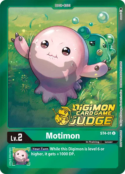 Digimon TCG Card 'ST4-001_P1' 'Motimon'