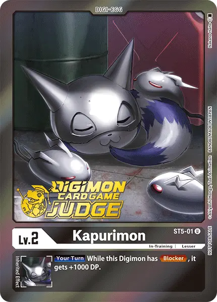 Digimon TCG Card 'ST5-001_P1' 'Kapurimon'