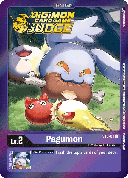 Digimon TCG Card 'ST6-001_P2' 'Pagumon'