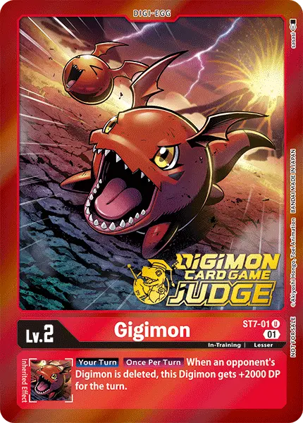 Digimon TCG Card 'ST7-001_P1' 'Gigimon'