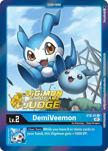 Digimon TCG Card 'ST8-001_P1' 'DemiVeemon'